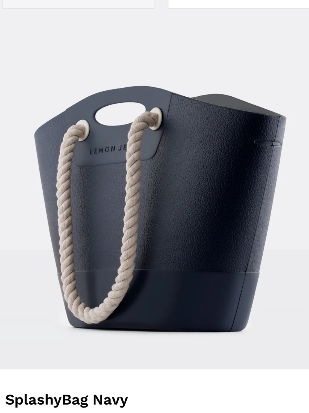 Lemon Jelly SplashyBag Navy Tote